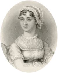 from the memoir by J. E. Austen-Leigh (1870), based on a sketch by Cassandra Austen (1810)